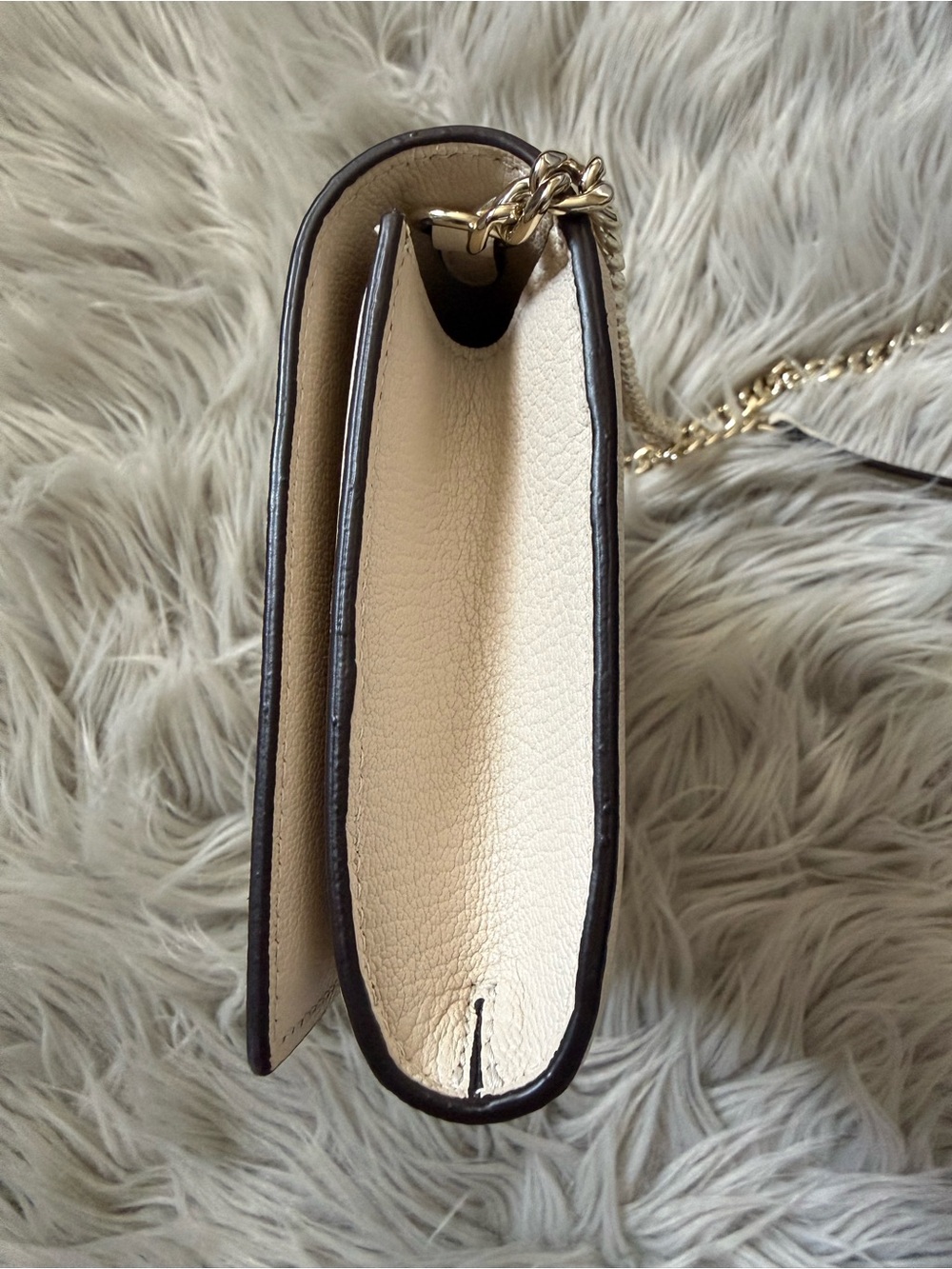 JIMMY CHOO Grainy Calfskin Sonia Wallet On Chain Bag - Picture 7 of 14